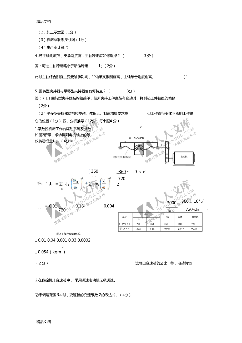最新自學(xué)考試機(jī)械制造裝備設(shè)計(jì)模擬試題3答案